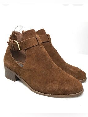 Steve Madden Ankle Boots Duncan Brown Suede Size 8 narrow